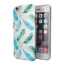 Feathery Watercolor iPhone 6/6s or 6/6s Plus 2-Piece Hybrid INK-Fuzed Case