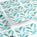 Feathery Watercolor - Premium Protective Decal Skin-Kit for the Apple Credit Card