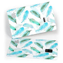 Feathery Watercolor - Premium Protective Decal Skin-Kit for the Apple Credit Card