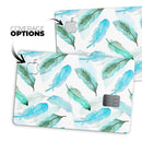 Feathery Watercolor - Premium Protective Decal Skin-Kit for the Apple Credit Card