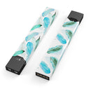 Feathery Watercolor - Premium Decal Protective Skin-Wrap Sticker compatible with the Juul Labs vaping device