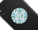 Feathery Watercolor - Skin Kit for PopSockets and other Smartphone Extendable Grips & Stands