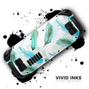 Feathery Watercolor // Vinyl Skin Wrap for Steam Deck OLED & Steam Deck (LCD) — Soft Matte or Ultra Gloss