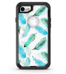 Feathery Watercolor - iPhone 7 or 8 OtterBox Case & Skin Kits