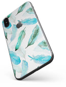 Feathery Watercolor - iPhone X Skin-Kit