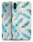 Feathery Watercolor - iPhone X Skin-Kit