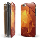 Fiery Abstract Geometric Shapes iPhone 6/6s or 6/6s Plus 2-Piece Hybrid INK-Fuzed Case