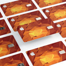 Fiery Abstract Geometric Shapes - Premium Protective Decal Skin-Kit for the Apple Credit Card