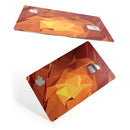 Fiery Abstract Geometric Shapes - Premium Protective Decal Skin-Kit for the Apple Credit Card