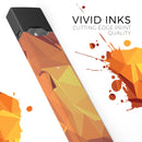 Fiery Abstract Geometric Shapes - Premium Decal Protective Skin-Wrap Sticker compatible with the Juul Labs vaping device