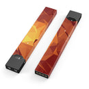 Fiery Abstract Geometric Shapes - Premium Decal Protective Skin-Wrap Sticker compatible with the Juul Labs vaping device