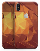 Fiery Abstract Geometric Shapes - iPhone X Skin-Kit