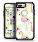 Flamingos Over Green Leaves - iPhone 7 Plus/8 Plus OtterBox Case & Skin Kits