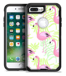 Flamingos Over Shades of Green Leaves - iPhone 7 Plus/8 Plus OtterBox Case & Skin Kits