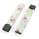 Flamingos Over Shades of Green Leaves - Premium Decal Protective Skin-Wrap Sticker compatible with the Juul Labs vaping device