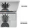 Flat Pineapple - Skin Decal Wrap Kit Compatible with the Apple MacBook Pro, Pro with Touch Bar or Air (11", 12", 13", 15" & 16" - All Versions Available)