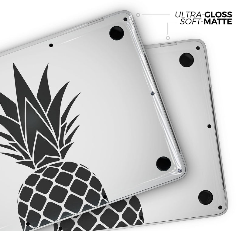 Flat Pineapple - Skin Decal Wrap Kit Compatible with the Apple MacBook Pro, Pro with Touch Bar or Air (11", 12", 13", 15" & 16" - All Versions Available)