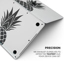 Flat Pineapple - Skin Decal Wrap Kit Compatible with the Apple MacBook Pro, Pro with Touch Bar or Air (11", 12", 13", 15" & 16" - All Versions Available)