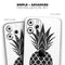 Flat Pineapple - Skin-Kit compatible with the Apple iPhone 13, 13 Pro Max, 13 Mini, 13 Pro, iPhone 12, iPhone 11 (All iPhones Available)