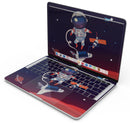 Floating Cartoon Astranaut - Skin Decal Wrap Kit Compatible with the Apple MacBook Pro, Pro with Touch Bar or Air (11", 12", 13", 15" & 16" - All Versions Available)