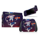 Floating Cartoon Astranaut // Skin Decal Wrap Kit for Nintendo Switch Console & Dock, Joy-Cons, Pro Controller, Lite, 3DS XL, 2DS XL, DSi, or Wii - Vinyl Skin Wrap for Nintendo Switch 2, OLED, Lite, Pro Controller, Wii & Classic Handhelds