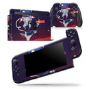 Floating Cartoon Astranaut - Vinyl Skin Wrap for Nintendo Switch 2, OLED, Lite, Pro Controller, Wii & Classic Handhelds