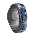 Floral Blues - Decal Skin Wrap Kit for the Disney Magic Band
