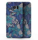 Floral Blues - Samsung Galaxy S8 Full-Body Skin Kit