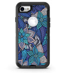 Floral Blues - iPhone 7 or 8 OtterBox Case & Skin Kits