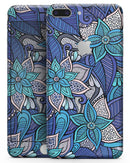 Floral Blues - Skin-kit for the iPhone 8 or 8 Plus
