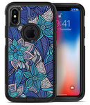 Floral Blues - iPhone X OtterBox Case & Skin Kits