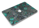 Floral Pattern on Black Watercolor - MacBook Air Skin Kit