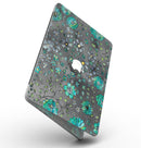 Floral Pattern on Black Watercolor - MacBook Pro with Retina Display Full-Coverage Skin Kit