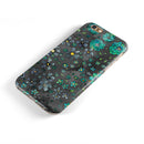 Floral Pattern on Black Watercolor iPhone 6/6s or 6/6s Plus 2-Piece Hybrid INK-Fuzed Case
