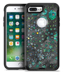Floral Pattern on Black Watercolor - iPhone 7 Plus/8 Plus OtterBox Case & Skin Kits