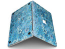 Floral Pattern on Blue Watercolor - MacBook Pro with Retina Display Full-Coverage Skin Kit
