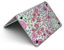Floral Pattern on Light Green Watercolor - MacBook Air Skin Kit