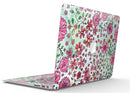 Floral Pattern on Light Green Watercolor - MacBook Air Skin Kit