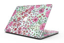 Floral Pattern on Light Green Watercolor - MacBook Pro with Retina Display Full-Coverage Skin Kit