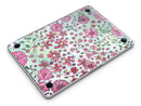 Floral Pattern on Light Green Watercolor - MacBook Pro with Retina Display Full-Coverage Skin Kit