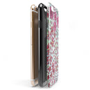 Floral Pattern on Light Green Watercolor iPhone 6/6s or 6/6s Plus 2-Piece Hybrid INK-Fuzed Case
