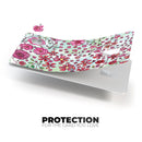 Floral Pattern on Light Green Watercolor - Premium Protective Decal Skin-Kit for the Apple Credit Card