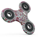 Floral Pattern on Light Green Watercolor Full-Body Fidget Spinner Skin-Kit