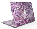 Floral Pattern on Purple Watercolor - MacBook Air Skin Kit