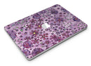 Floral Pattern on Purple Watercolor - MacBook Air Skin Kit