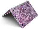Floral Pattern on Purple Watercolor - MacBook Air Skin Kit