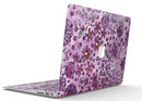 Floral Pattern on Purple Watercolor - MacBook Air Skin Kit