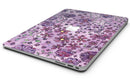 Floral Pattern on Purple Watercolor - MacBook Air Skin Kit