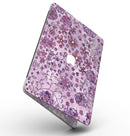 Floral Pattern on Purple Watercolor - MacBook Pro with Retina Display Full-Coverage Skin Kit