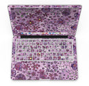 Floral Pattern on Purple Watercolor - MacBook Pro with Retina Display Full-Coverage Skin Kit